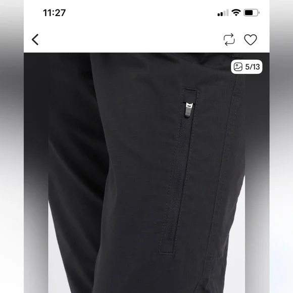 Vuori Charcoal Ripstop Pants Size Large - Picture 4 of 8